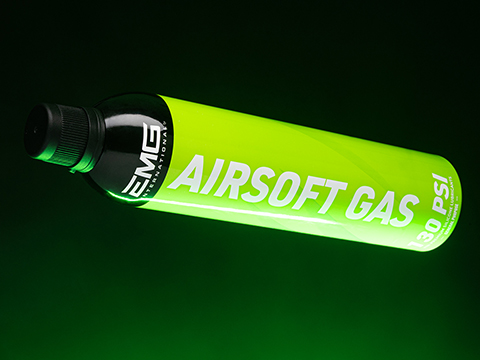 EMG 600ml Green Gas Bottle w/ Silicon 