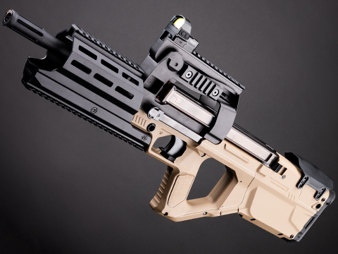EMG x Strike Industries SI-90 Airsoft AEG Rifle w/ E-Shooter Kestrel ETU (Color: Dark Earth / Standard Motor)