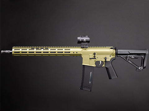 EMG x Noveske Chainsaw M4 Airsoft AEG Rifle w/ Artemis Gearbox & E-Shooter ETU (Color: Bazooka Green / 16 Barrel)