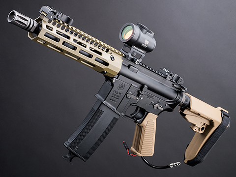 EMG TROY Industries Licensed SOCC M4 Carbine M-LOK AEG Rifle w/ Wolverine Inferno Gen2 HPA Engine 