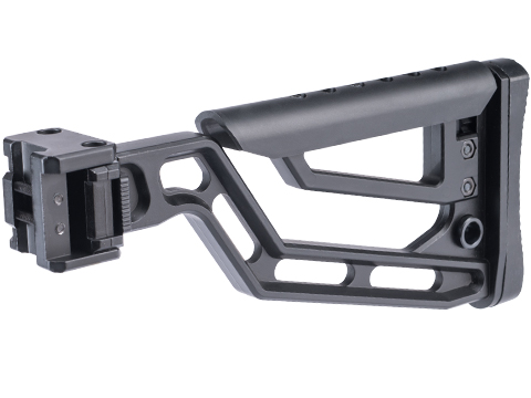 EMG Skeletonized Ambidextrous Folding Stock w/ Adjustable Cheek Riser for Picatinny Rail Mounts 