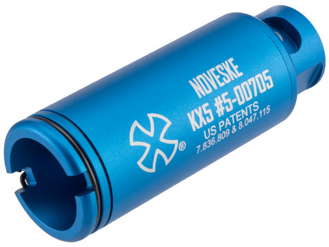 EMG Noveske Flash Hider w/ Built-In Nano Ultra Compact Rechargeable Tracer (Model: KX5 / Anodized Blue)