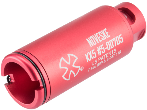 EMG Noveske Flash Hider w/ Built-In Nano Compact Rechargeable Tracer (Model: KX5 / Anodized Red)