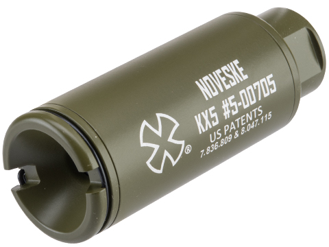 EMG Noveske Flash Hider w/ Built-In Nano Compact Rechargeable Tracer (Model: KX5 / Bazooka Green)