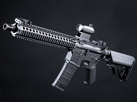 EMG Daniel Defense Licensed DDM4 Airsoft AEG Rifle w/ CYMA Platinum QBS Gearbox (Model: DDM4A1 / 400 FPS / Black / Gun Only)