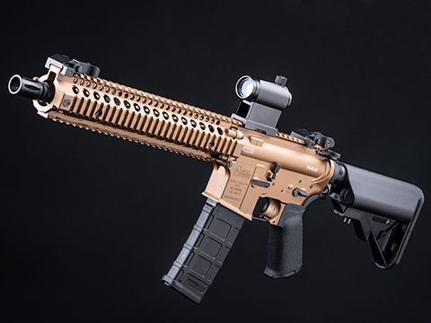 EMG Daniel Defense Licensed DDM4 Airsoft AEG Rifle w/ CYMA Platinum QBS Gearbox (Model: DDM4A1 / 400 FPS / Dark Earth / Gun Only)