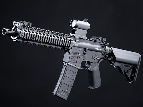 EMG Daniel Defense Licensed DDM4 Airsoft AEG Rifle w/ CYMA Platinum QBS Gearbox (Model: DDMK18 / 350 FPS / Black / Gun Only)