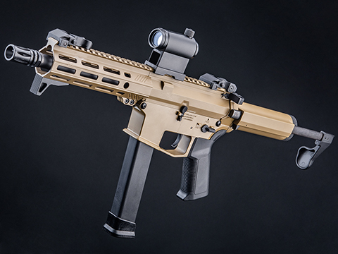 EMG Helios Angstadt Arms UDP-9 Pistol Caliber Carbine G3 AEG (Color: Tan / 7.5)