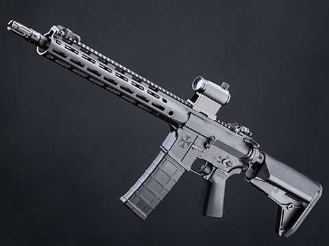 EMG Umbrella Corporation Weapons Research Group Licensed M4 M-LOK Airsoft AEG Rifle (Color: Black / Carbine / 350 FPS)