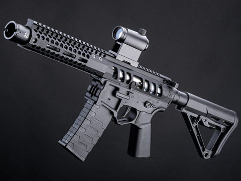 EMG F-1 Firearms PDW AR15 eSilverEdge Airsoft AEG Training Rifle (Model: 3G Style 2 / RS3 / Black)