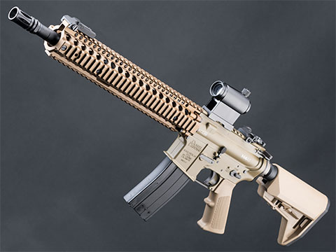 EMG / Daniel Defense Licensed M4A1 SOPMOD Block II Gas Blowback Airsoft Rifle (Model: Tan / Full-Length Rail)