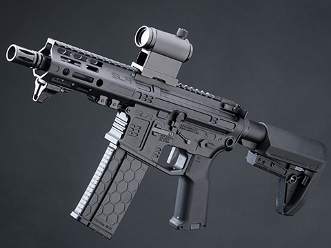 EMG Helios SLR Rifleworks Licensed B15 Airsoft AEG W/ ION M-LOK Handguard (Color: Black / 5.5 Lite Handguard / 350 FPS)