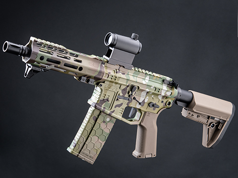 EMG Helios SLR Rifleworks Licensed B15 Airsoft AEG W/ ION M-LOK Handguard (Color: Multicam / 6.7 Lite Handguard / 350 FPS)