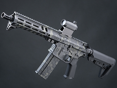EMG Helios SLR Rifleworks Licensed B15 Airsoft AEG W/ ION M-LOK Handguard (Color: Multicam Black / 9.7 HDX Handguard / 350 FPS)