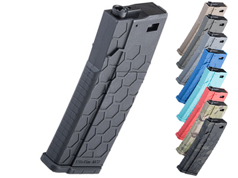 EMG Hexmag Licensed 230rd Polymer Mid-Cap Magazine for M4 / M16 Series Airsoft AEG Rifles 