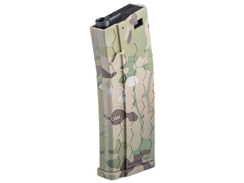 EMG Hexmag Licensed 230rd Polymer Mid-Cap Magazine for M4 / M16 Series Airsoft AEG Rifles (Color: Multicam / Single Magazine)