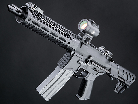 EMG Seekins Precision Licensed PDW SBR SP223 Advanced Airsoft M4 AEG Rifle w/ G2 Gearbox (Color: Black / 9 M-LOK / Gun Only)