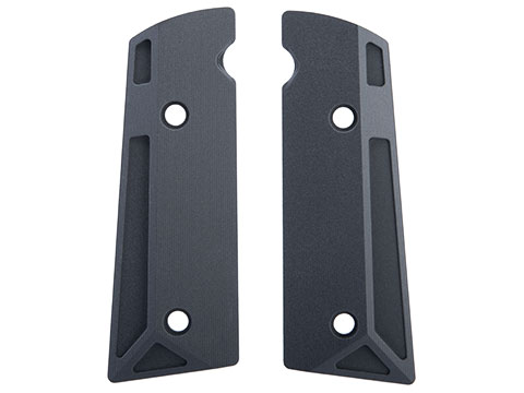 EMG Aeronox CNC Aluminum Grip Panels for Hudson H9 Series GBB Parallel Training Pistols