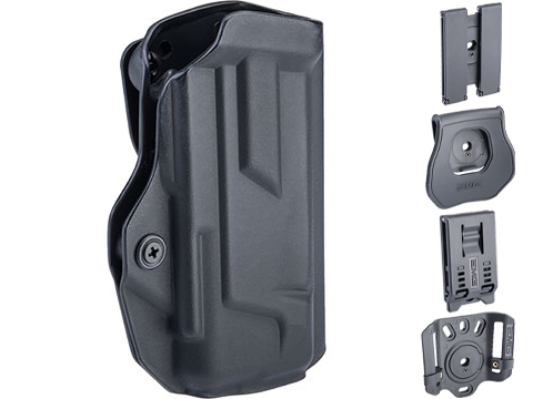 EMG .093 Kydex Holster w/ QD Mounting Interface for Hudson H9 Airsoft GBB Pistols (Model: No Mount)