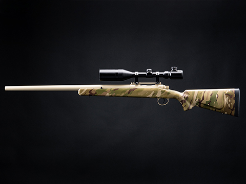 EMG Barrett Fieldcraft Airsoft Precision Bolt-Action Sniper Rifle with Featherweight Zero Trigger (Color: Multicam)