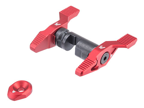 EMG Strike Industries CNC Ambidextrous Selector Switch For Tokyo Marui M4 MWS Gas Blowback Airsoft Rifles (Color: Red)