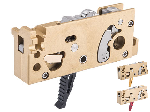 EMG Strike Industries CNC Aluminum Adjustable Trigger Box for Tokyo Marui M4 MWS Gas Blowback Airsoft Rifles 
