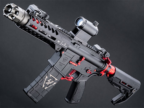 EMG / Strike Industries Licensed Tactical Competition AEG w/ G&P Ver2 - GATE Aster Gearbox (Model: SBR - 350 FPS / Red)