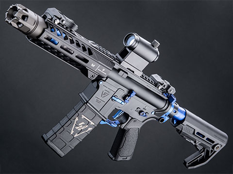 EMG / Strike Industries Licensed Tactical Competition AEG w/ G&P Ver2 - GATE Aster Gearbox (Model: SBR - 350 FPS / Blue)