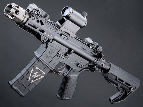 EMG / Strike Industries Licensed Tactical Competition AEG w/ G&P Ver2 - GATE Aster Gearbox (Model: CQB - 300 FPS / Black)