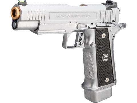 EMG / Salient Arms International 2011 DS 5.1 Full Auto Select Fire GBB Pistol (Color: Silver / CO2)