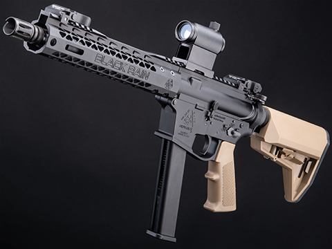 EMG Black Rain Ordnance BRO 9mm Gas Blowback Airsoft Rifle (Model: Carbine / Black & Tan / Gun Only)