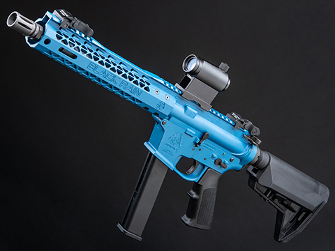 EMG Black Rain Ordnance BRO 9mm Gas Blowback Airsoft Rifle (Model: Carbine / Blue / Gun Only)