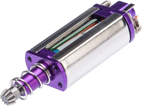 EMG MilSim Spec Slim Long-Type Motor for Airsoft AEGs (Model: Purple / Titan 40K)