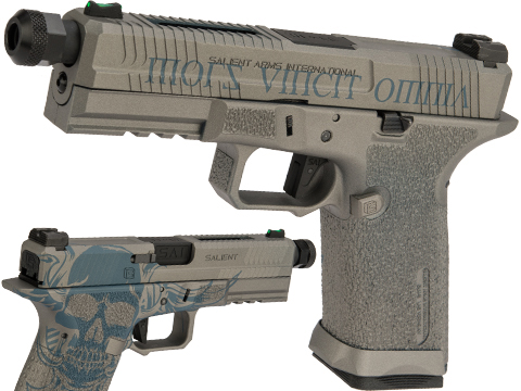 EMG Salient Arms International BLU Airsoft Training Weapon w/ Black Sheep Arms Custom Cerakote (Model: Aluminum Full Size / Death Wing)