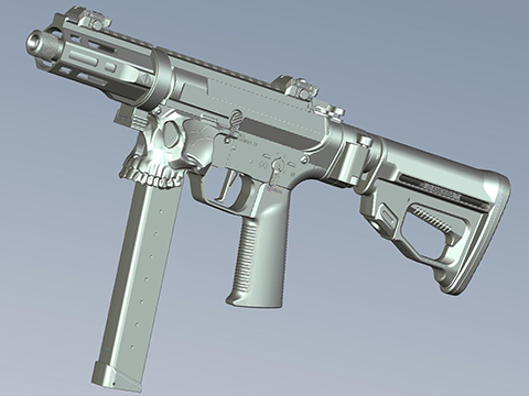 EMG / Sharps Bros Licensed Jack9 Metal Receiver Advanced EFCS Pistol Caliber Carbine Airsoft AEG