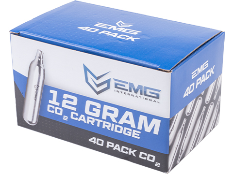 EMG 12g CO2 Cartridge 40 Pack for Airsoft & Airgun Guns