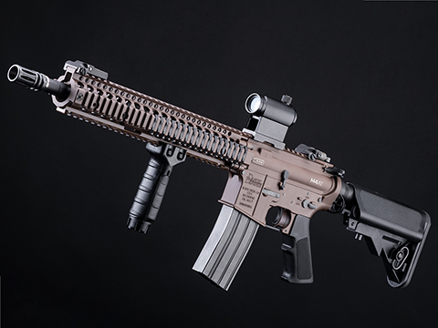 EMG / Daniel Defense Licensed SOPMOD Block II w/ GATE ASTER Programmable MOSFET (Model: M4A1 RIS II / Cerakote Mil-Spec Brown)