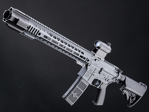 EMG SAI GRY Gen. 2 Forge Style Receiver AEG Training Rifle w/ JailBrake Muzzle and GATE ASTER Programmable MOSFET (Model: Carbine / Cerakote Grey)