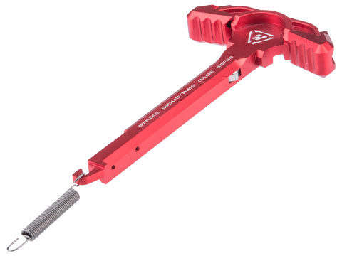 EMG Helios x Strike Industries Latchless Charging Handle for M4/M16 Airsoft AEG Rifles (Color: Red)