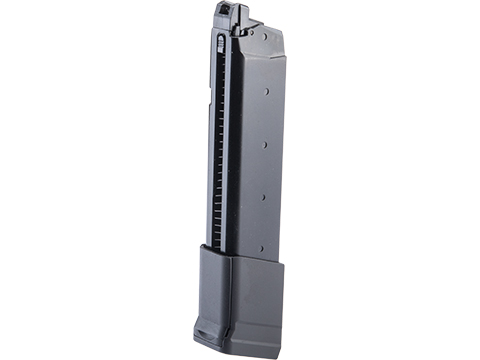 EMG 34 Round Extended Magazine for JW2 Combat Master Glock BLU M22 & Compatible Gas Blowback Airsoft Pistol 