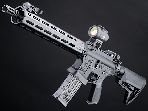 EMG Lancer Systems Licensed L15 Defense Airsoft AEG Rifle (Model: Faux Carbon Handguard / 12 / Gun Only)
