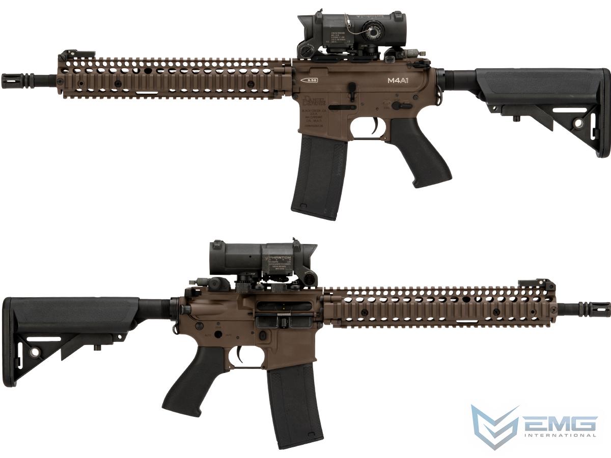 EMG Custom Built Daniel Defense 12" Series Airsoft AEG (Model i5 / 12" Quad Rail Cerakote Mil