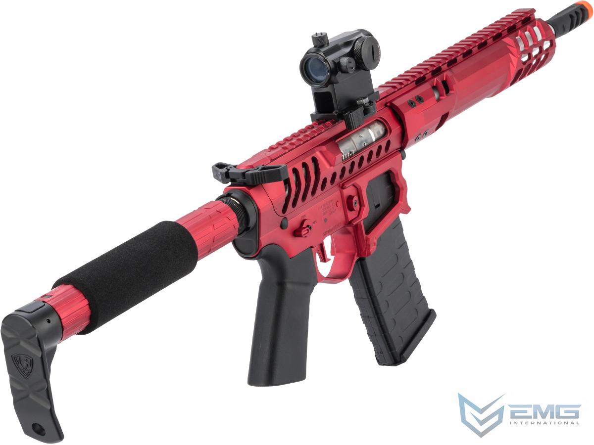 EMG F-1 Firearms SBR Airsoft AEG Training Rifle w/ eSE Electronic Trigger  (Model: Red / Tron 350 FPS), Airsoft Guns, Airsoft Electric Rifles -   Airsoft Superstore