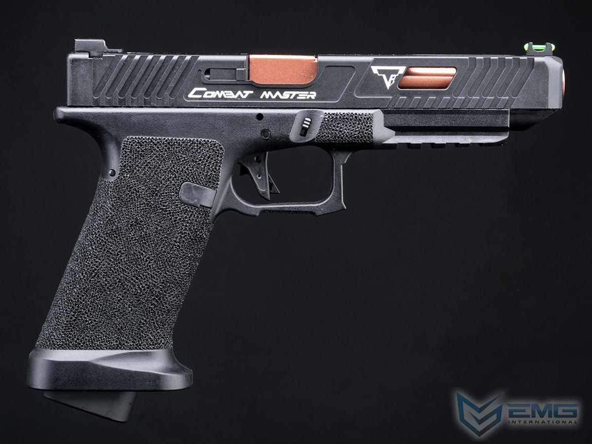 EMG Custom TTI JW2 Combat Master Slide + Ultimate GBB Frame Custom Airsoft  Gas Blowback Pistol 