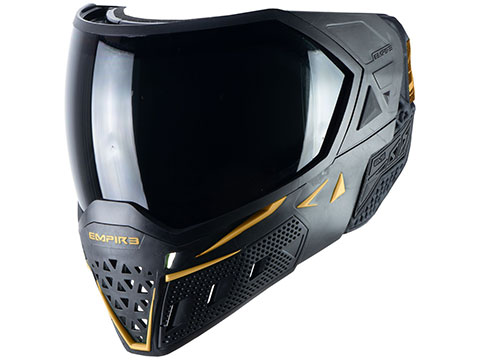 Empire Paintball EVS Full Face Mask (Color: Black & Gold / Ninja and Clear Thermal Lens Set)