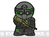 Epik Panda Black Talon Panda PVC Rubber Hook and Loop Morale Patch