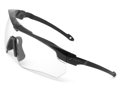 ESS Crossbow Suppressor Ballistic Eyeshield (Color: Black Frame / Clear Lens)