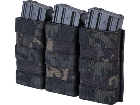 Esstac Triple Tall 5.56mm KYWI Magazine Pouch (Color: Multicam Black)