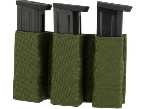 Esstac Triple Pistol GAP Magazine Pouch with Belt Loops (Color: OD Green)