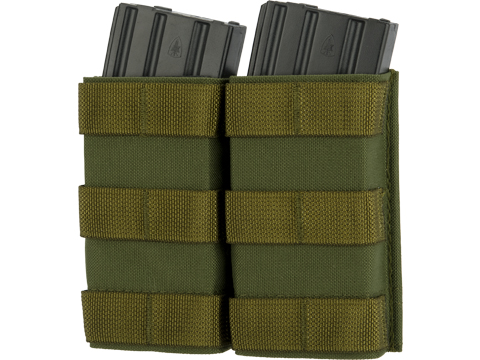 Esstac Double 5.56mm Tall KYWI Magazine Pouch (Color: OD Green)